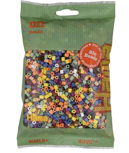 Hama Bio String Perlen Color Mix (197), 3000st.