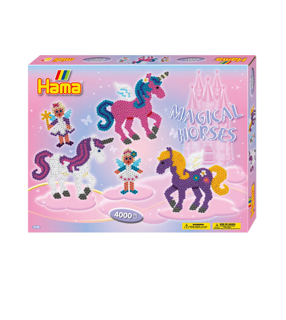 Hama - HAMA Geschenkpackung Zauberhafte Pferde 4000 Perlen Hama - HAMA Geschenkpackung Zauberhafte Pferde 4000 Perlen