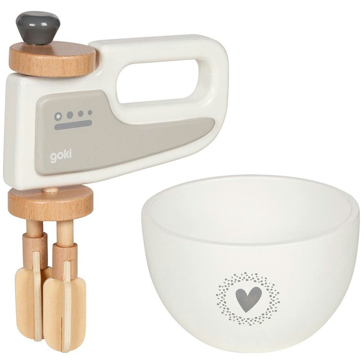 Handmixer mit Rührschüssel – Spielküchen-Zubehör Handmixer mit Rührschüssel – Spielküchen-Zubehör
