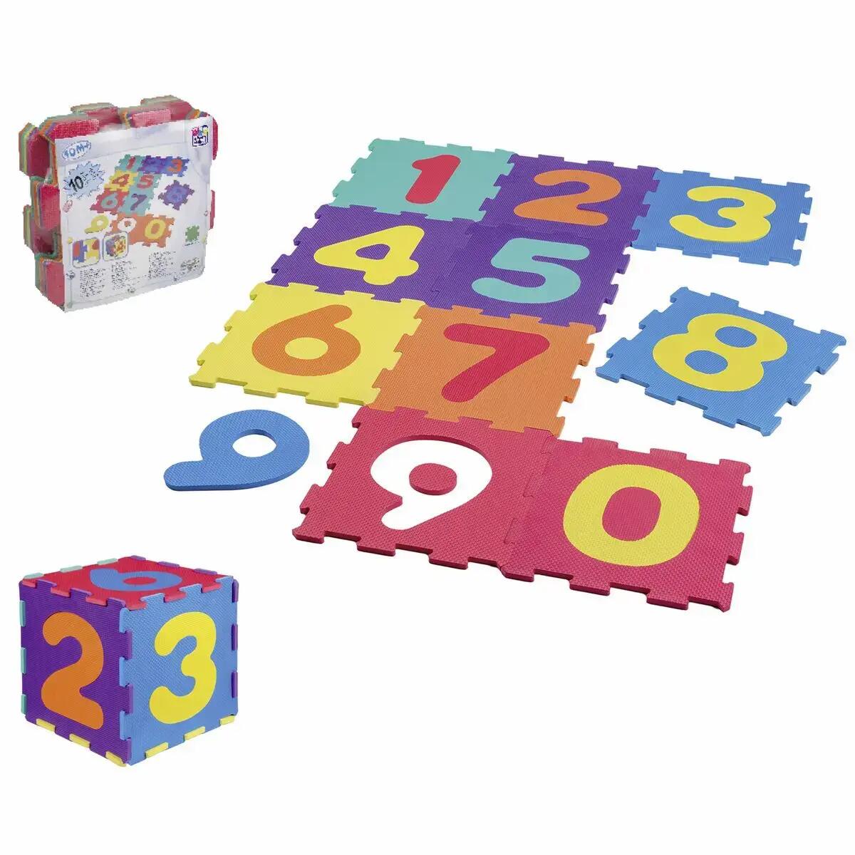 Happy People GmbH & Co. KG - Puzzlematten mit Zahlen Puzzleteppich Puzzlewürfel Lernspielzeug mehrfarbig Happy People GmbH & Co. KG - Puzzlematten mit Zahlen Puzzleteppich Puzzlewürfel Lernspielzeug mehrfarbig