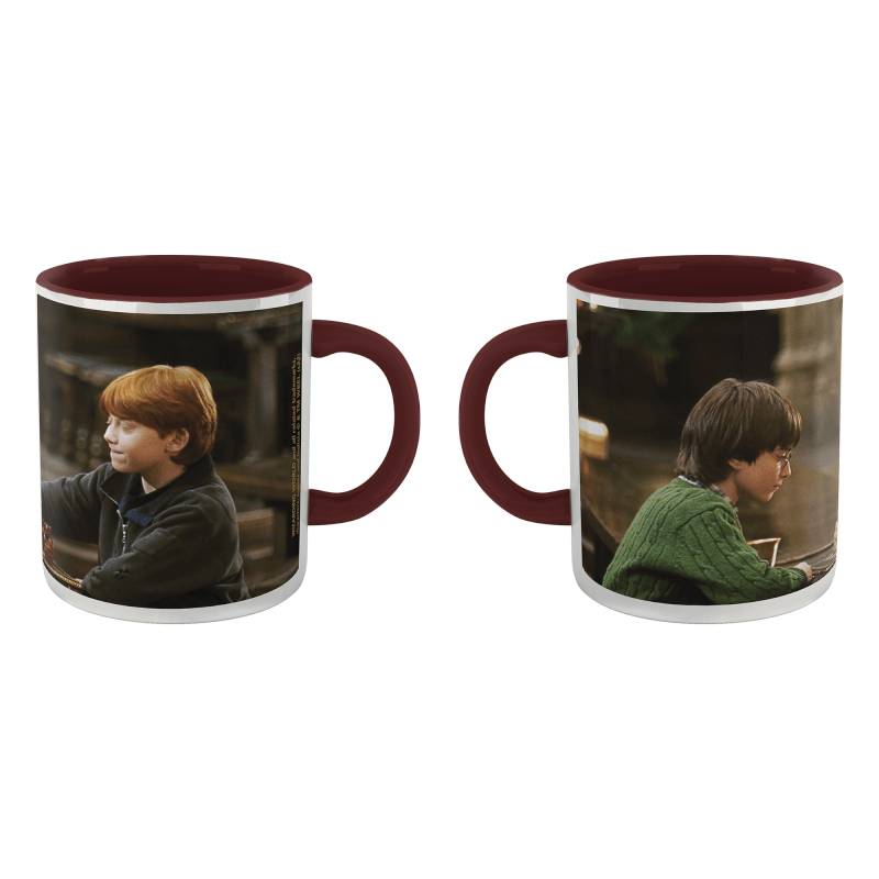 Harry Potter Harry And Ron - Playing Chess Mug - Burgundy von Original Hero