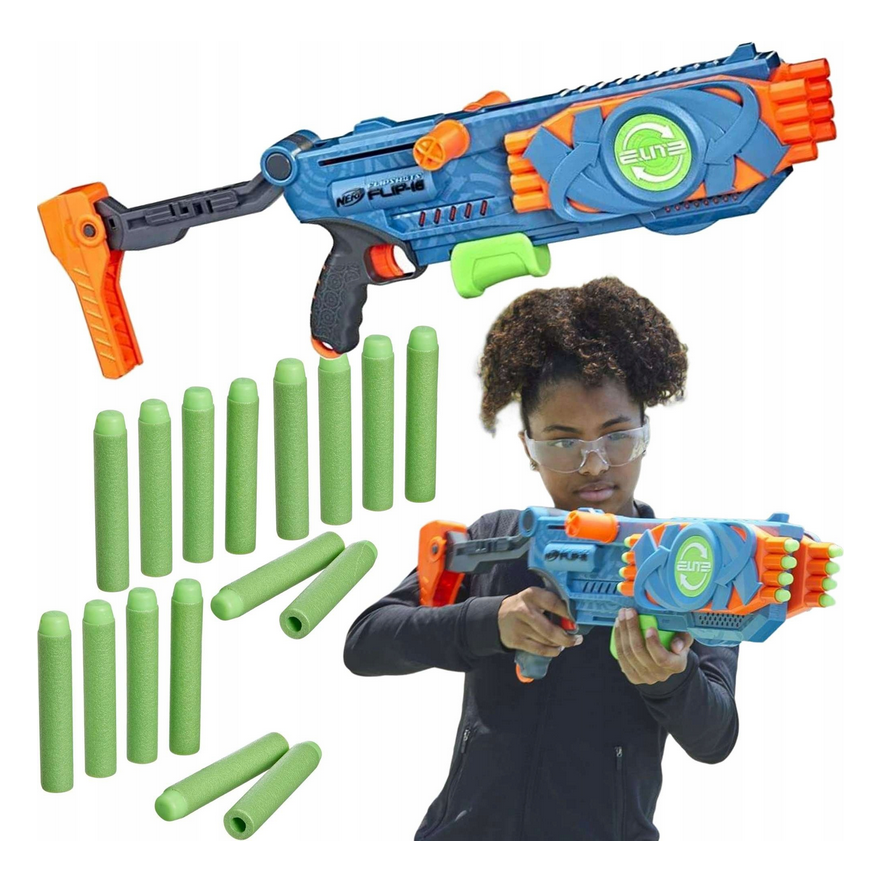 Hasbro -  F2551 - Nerf Elite 2.0 Flipshots Flip-16 Blaster Aktion