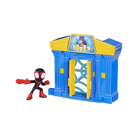 Hasbro - Marvel - Spidey und seine Super-Freunde - Spielset Bank, Supermarkt oder Pizzeria