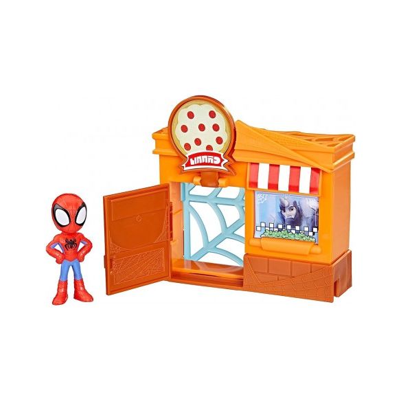 Hasbro - Marvel - Spidey und seine Super-Freunde - Spielset Bank, Supermarkt oder Pizzeria