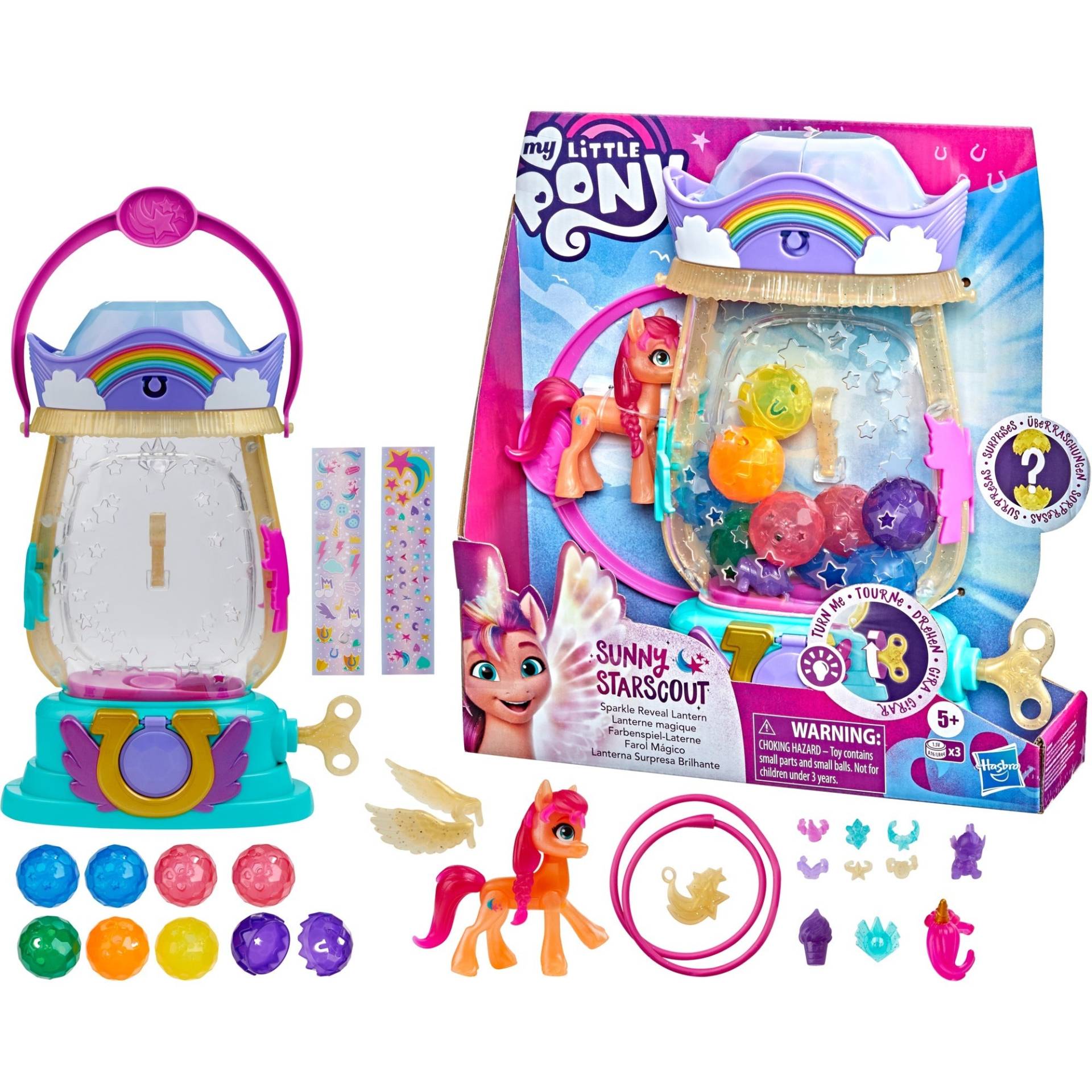 Hasbro My Little Pony - Eine neue Generation Farbenspiel-Laterne Sunny Starscout, Spielfigur