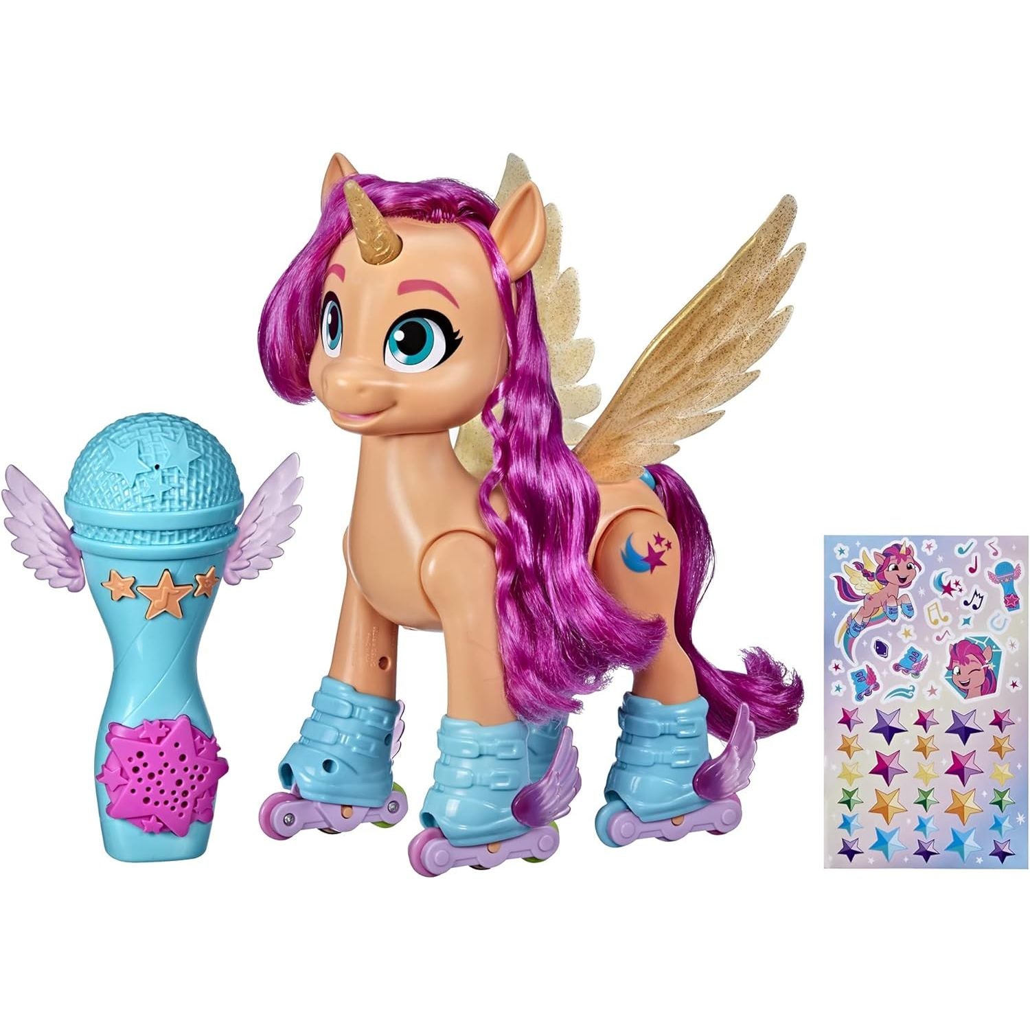 Hasbro My Little Pony – Eine neue Generation Sing- und Skatespaß Sunny Starscout