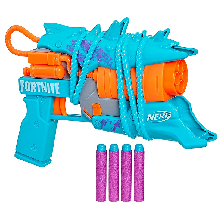 Hasbro -  Nerf Fortnite Primal Pistol Blaster mit 4 Darts