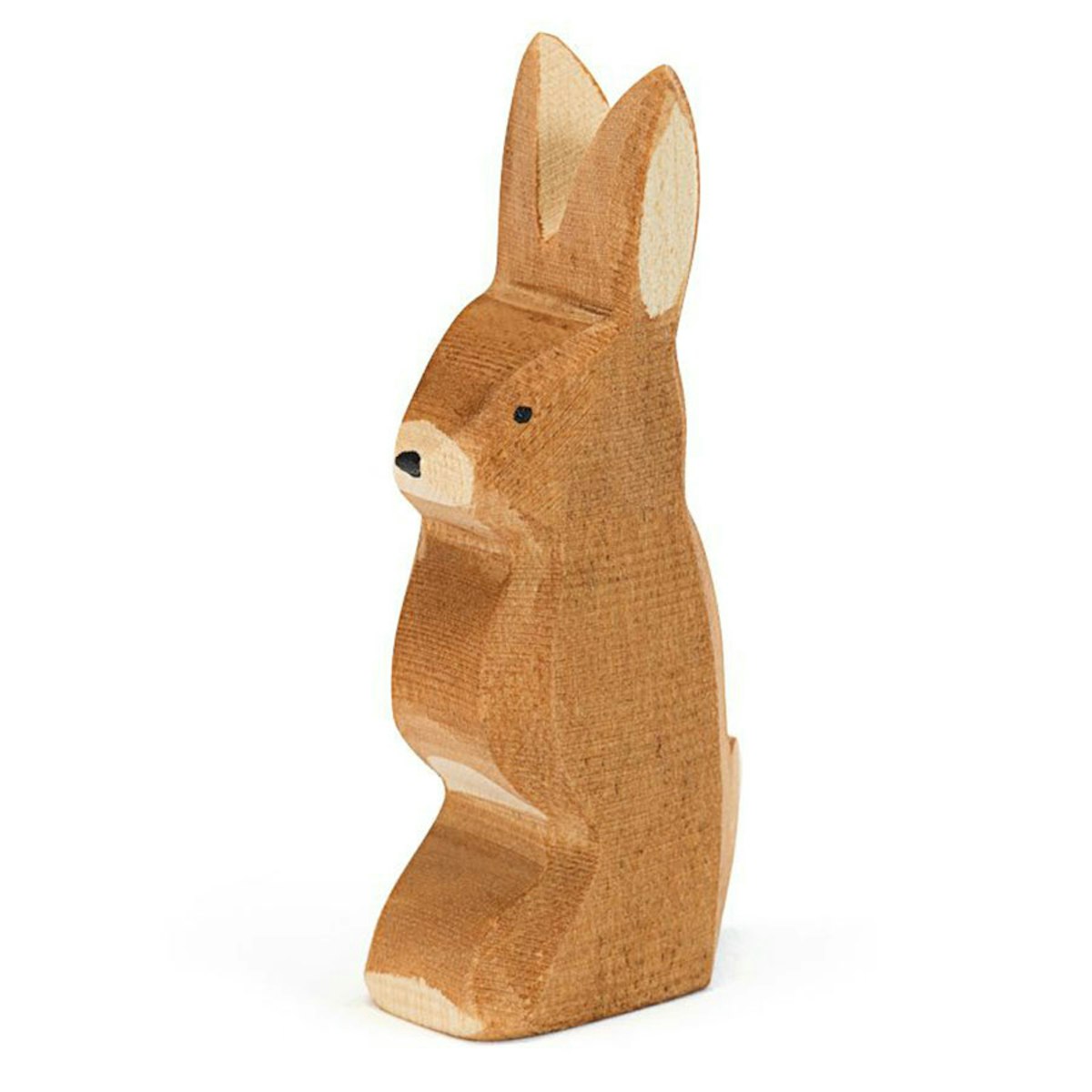 Hase Ohr hoch Holzfigur 6,5 cm Hase Ohr hoch Holzfigur 6,5 cm
