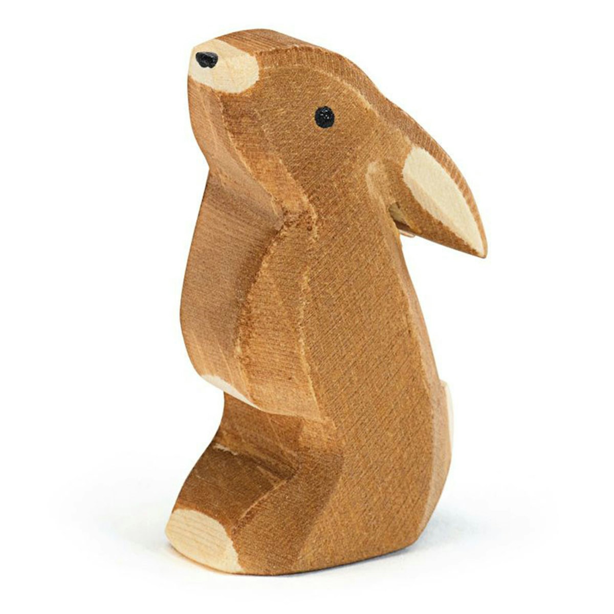 Hase Ohr tief Holzfigur 5 cm hoch Hase Ohr tief Holzfigur 5 cm hoch