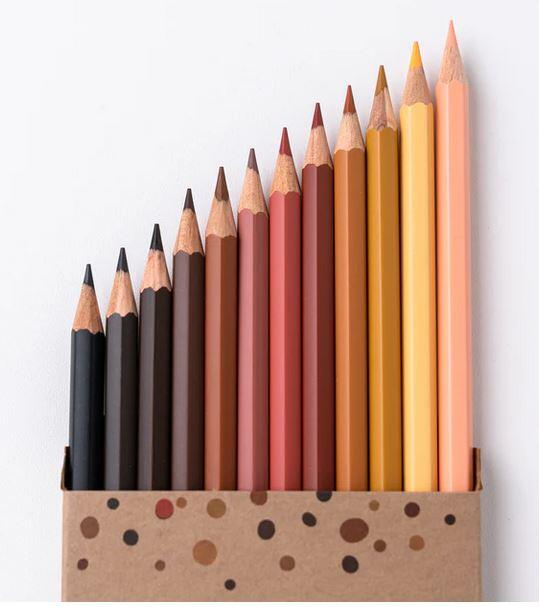 Hautfarben - Hautfarben Buntstifte 12 Stck Hautfarben - Hautfarben Buntstifte 12 Stck