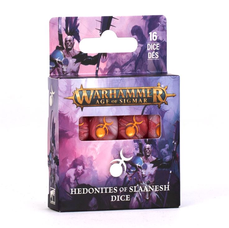 Hedonites of Slaanesh Dice Set 16 Würfel Games Workshop Warhammer Würfel AoS Hedonites of Slaanesh Dice Set 16 Würfel Games Workshop Warhammer Würfel AoS