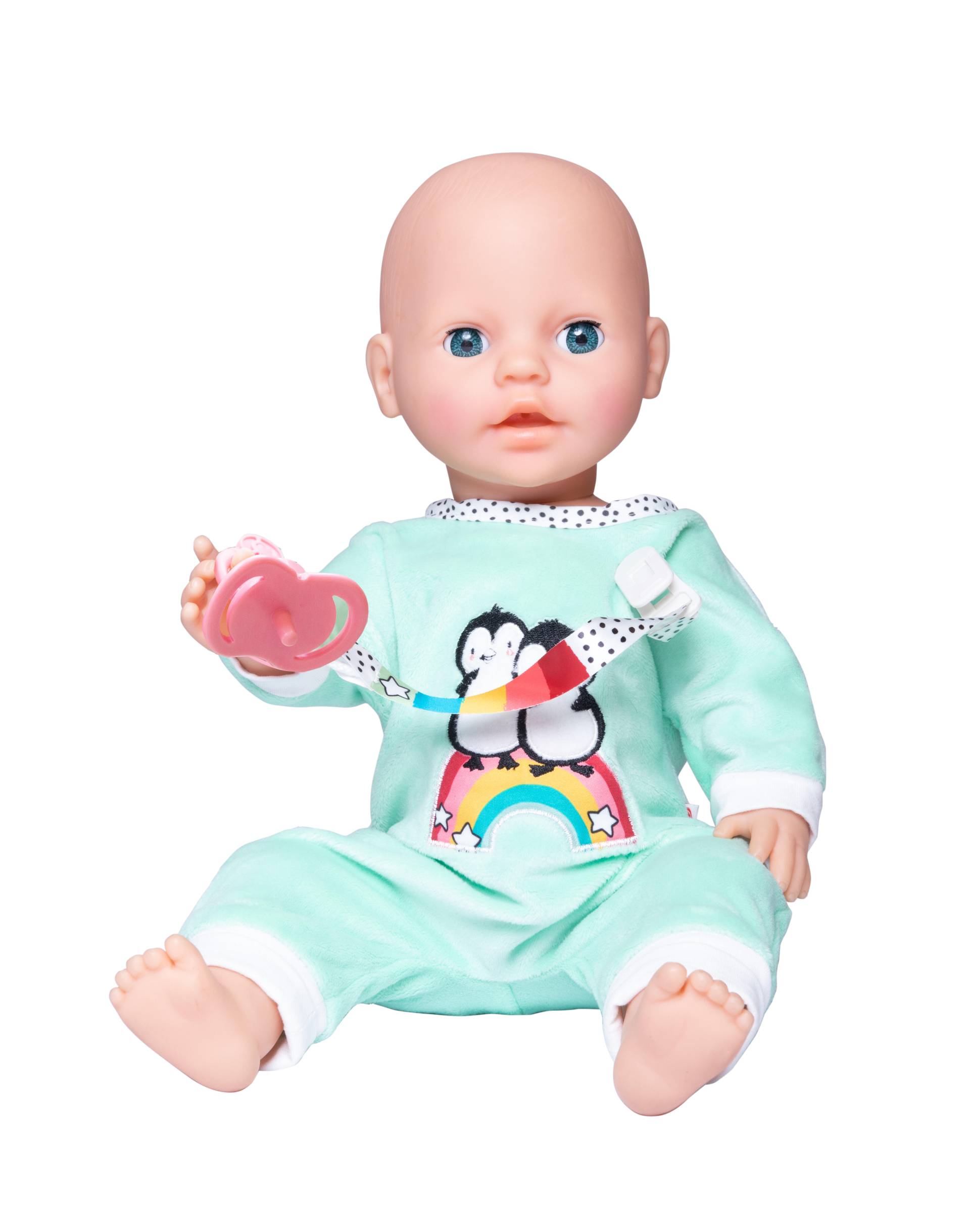 Heless - Flauschiger Puppen-Strampler Pinguin Pünktchen, Gr. 28-35 cm Heless - Flauschiger Puppen-Strampler Pinguin Pünktchen, Gr. 28-35 cm