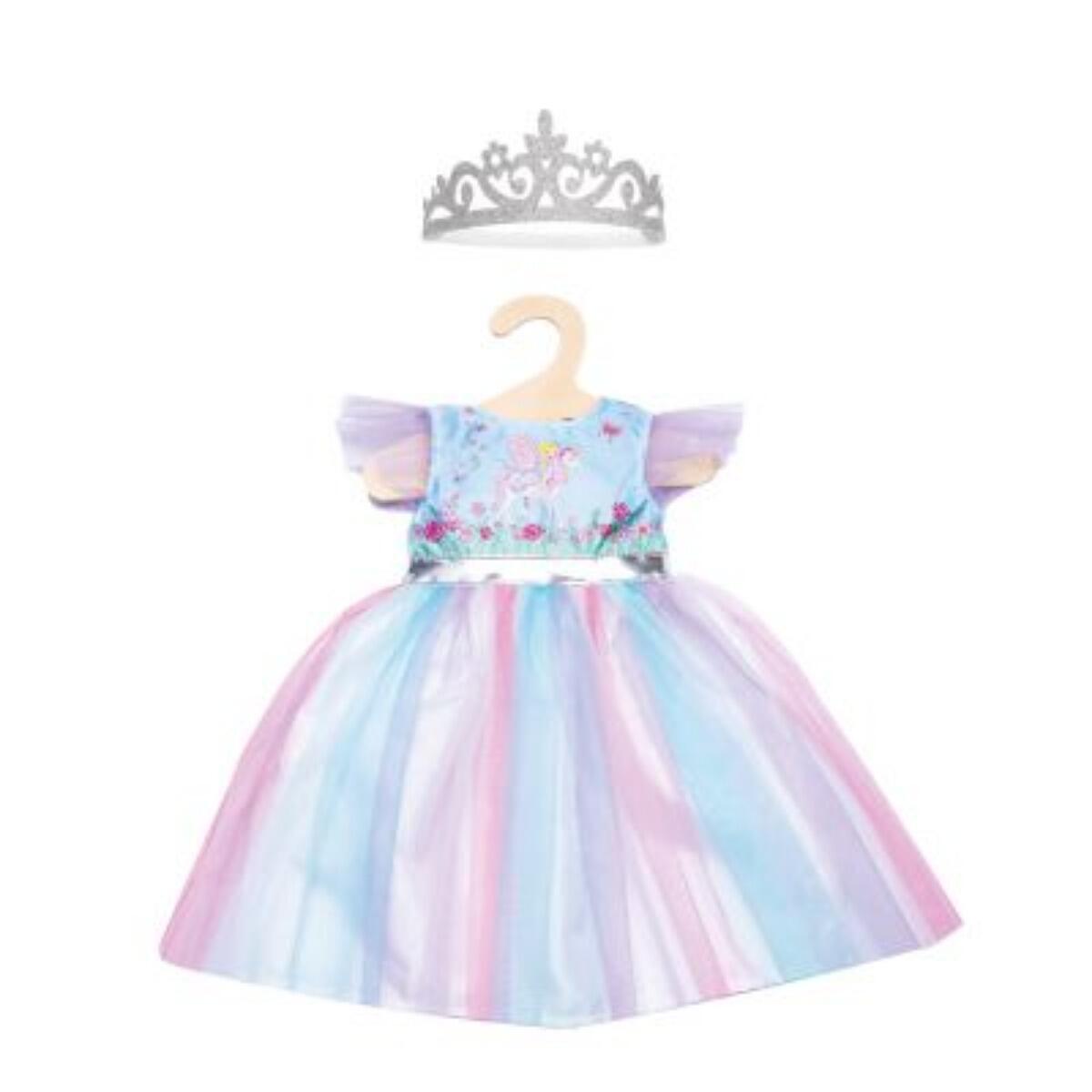 Heless - Heless Puppenkleid „Fee und Einhorn“ mit silberner Krone – für Puppen 35–45 cm Heless - Heless Puppenkleid „Fee und Einhorn“ mit silberner Krone – für Puppen 35–45 cm