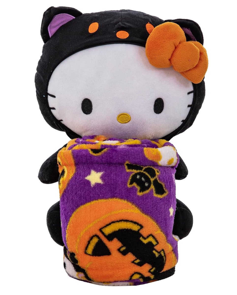 Hello Kitty Halloween Kuscheldecke mit Kuscheltier 127 x 101cm