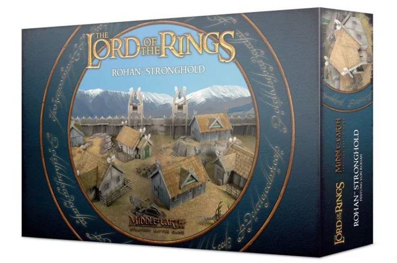 Herr der Ringe Außenposten von Rohan Games Workshop Hobbit Gelände Stronghold