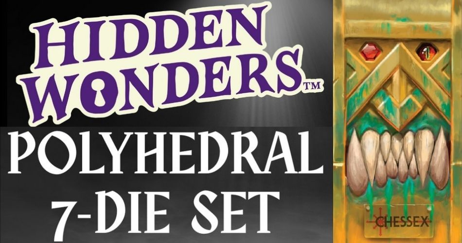 Hidden Wonders 7-Die Polyhedral Dice Set Würfel Dices Hidden Wonders 7-Die Polyhedral Dice Set Würfel Dices