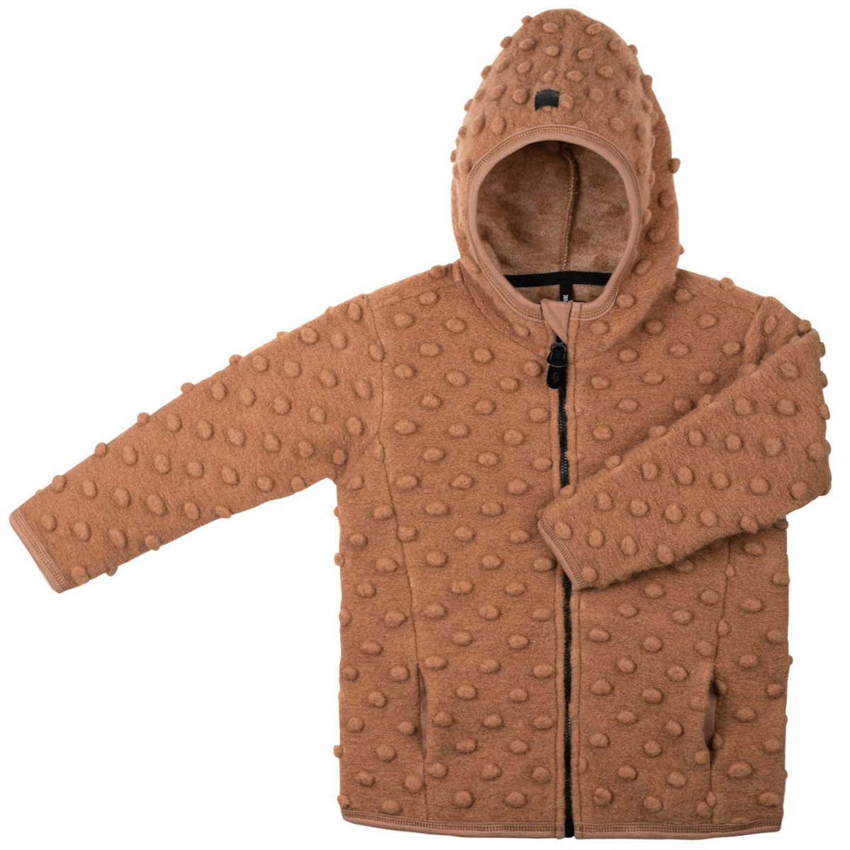 Hochwertige Schurwolle Jacke Übergangszeit mokka-braun 110/116 Hochwertige Schurwolle Jacke Übergangszeit mokka-braun 110/116