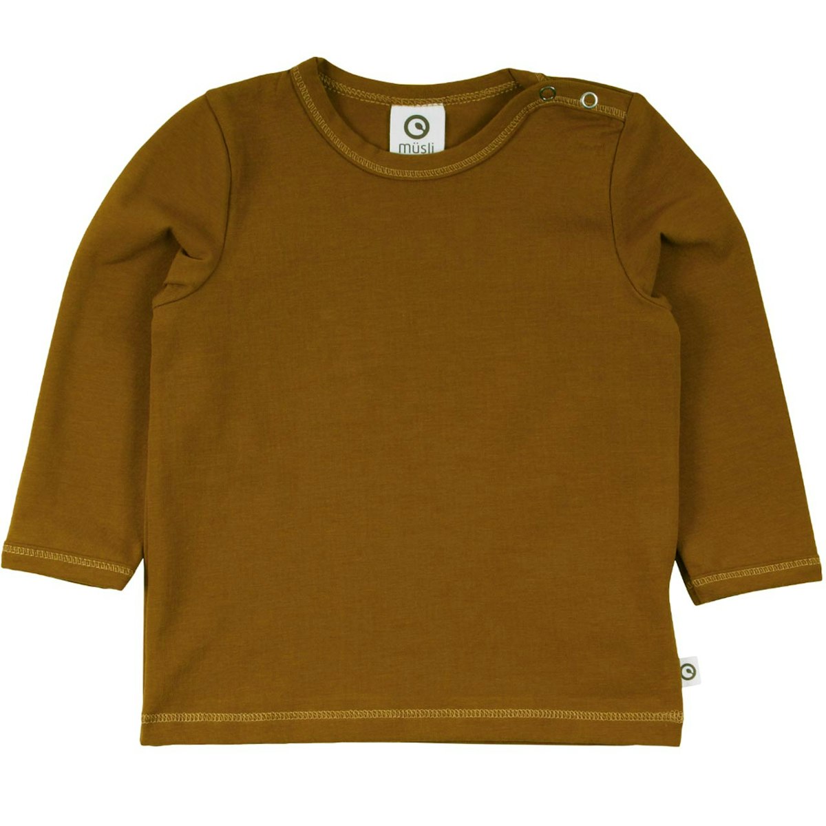 Hochwertiges Langarmshirt uni safran 80 Hochwertiges Langarmshirt uni safran 80