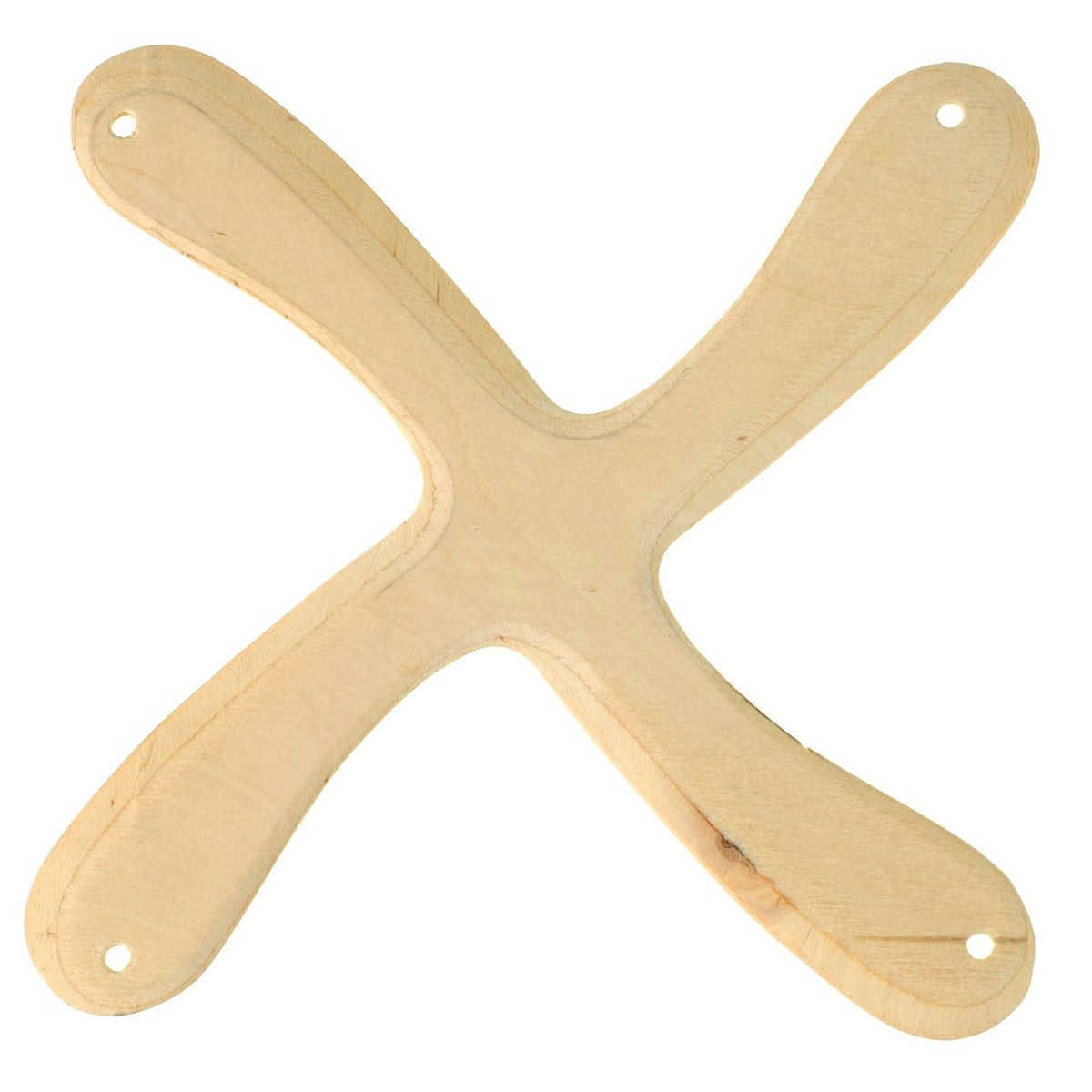 Holz Bumerang 4 Flügler - Bauset ab 12 Jahre Holz Bumerang 4 Flügler - Bauset ab 12 Jahre