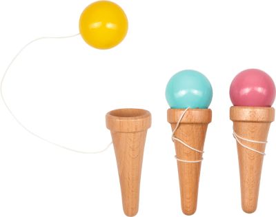 Holz-Fangspiel Eistüte - Spiegelburg Sommerkinder Holz-Fangspiel Eistüte - Spiegelburg Sommerkinder