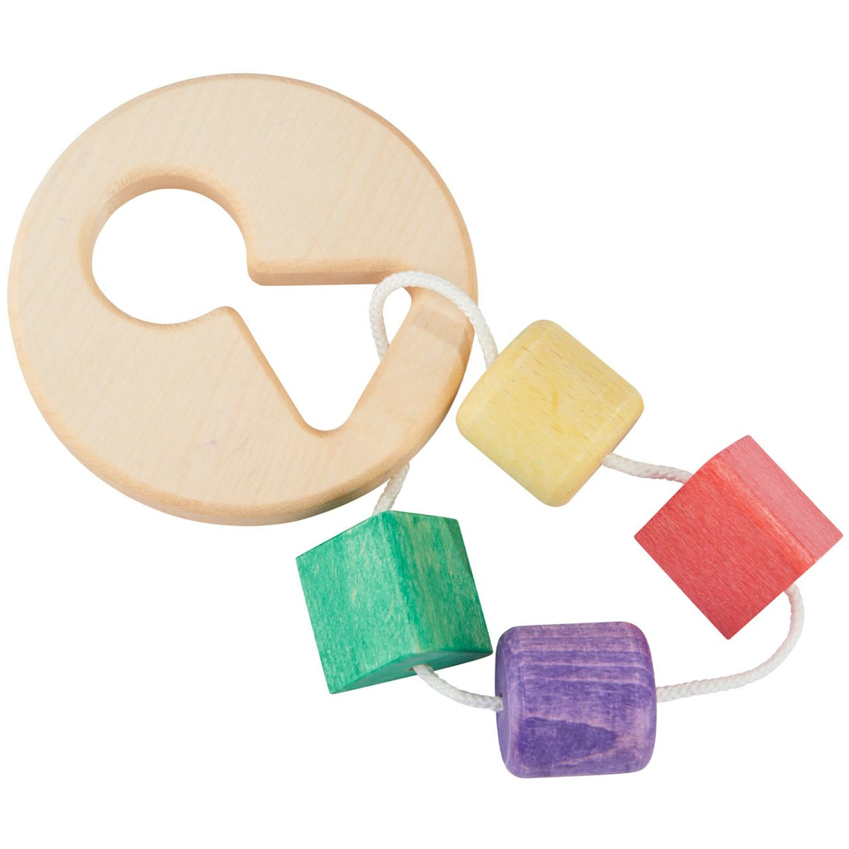 Holz Greifling Fädel-Formen ab 12 Monaten Holz Greifling Fädel-Formen ab 12 Monaten