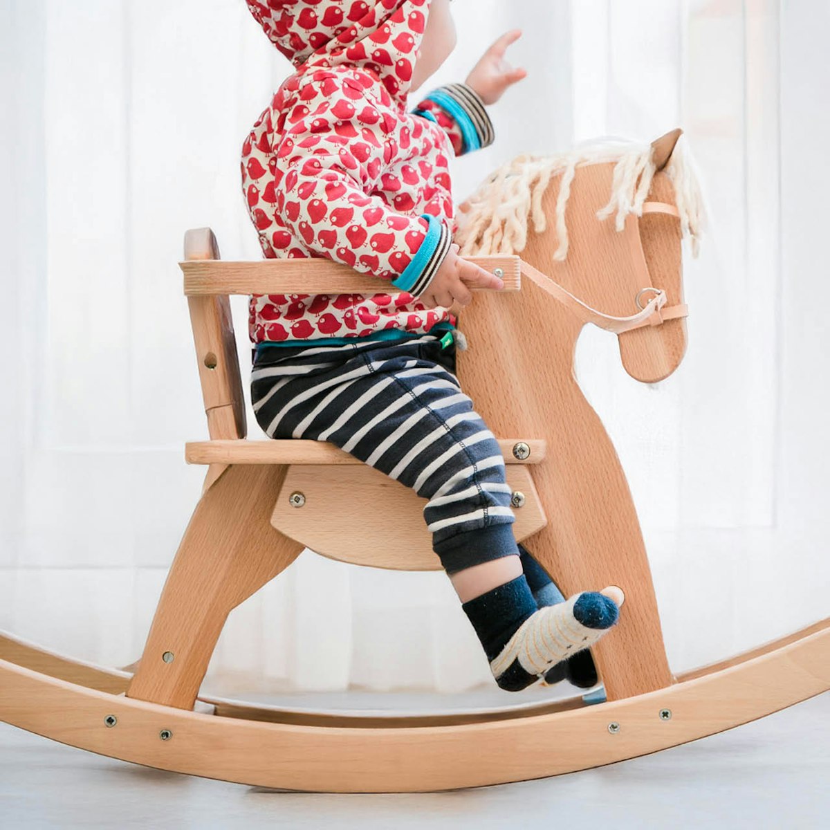 Holz Schaukelpferd Baby ab 10 Monaten Holz Schaukelpferd Baby ab 10 Monaten