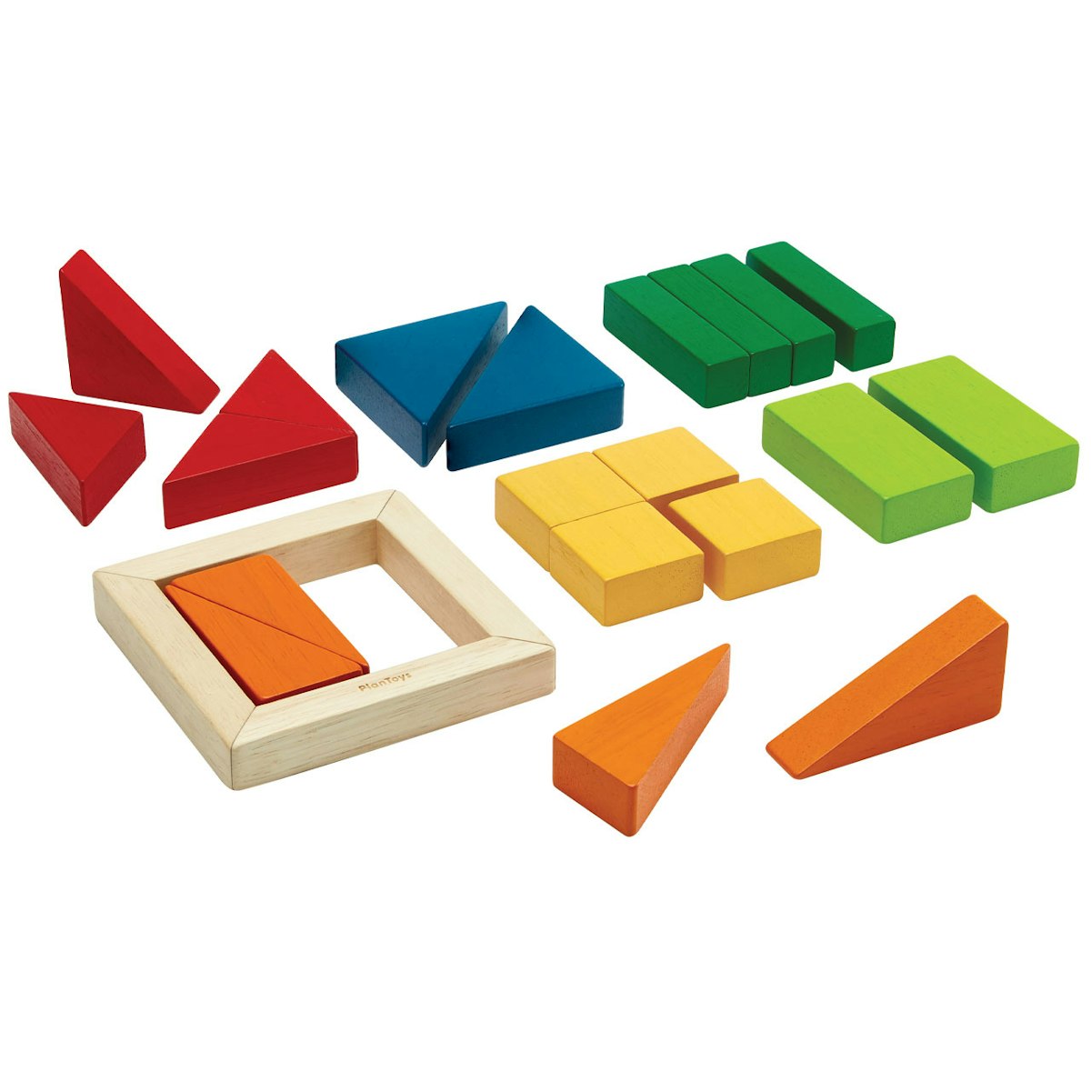 Holzbausteine für geometrische Figuren Holzbausteine für geometrische Figuren