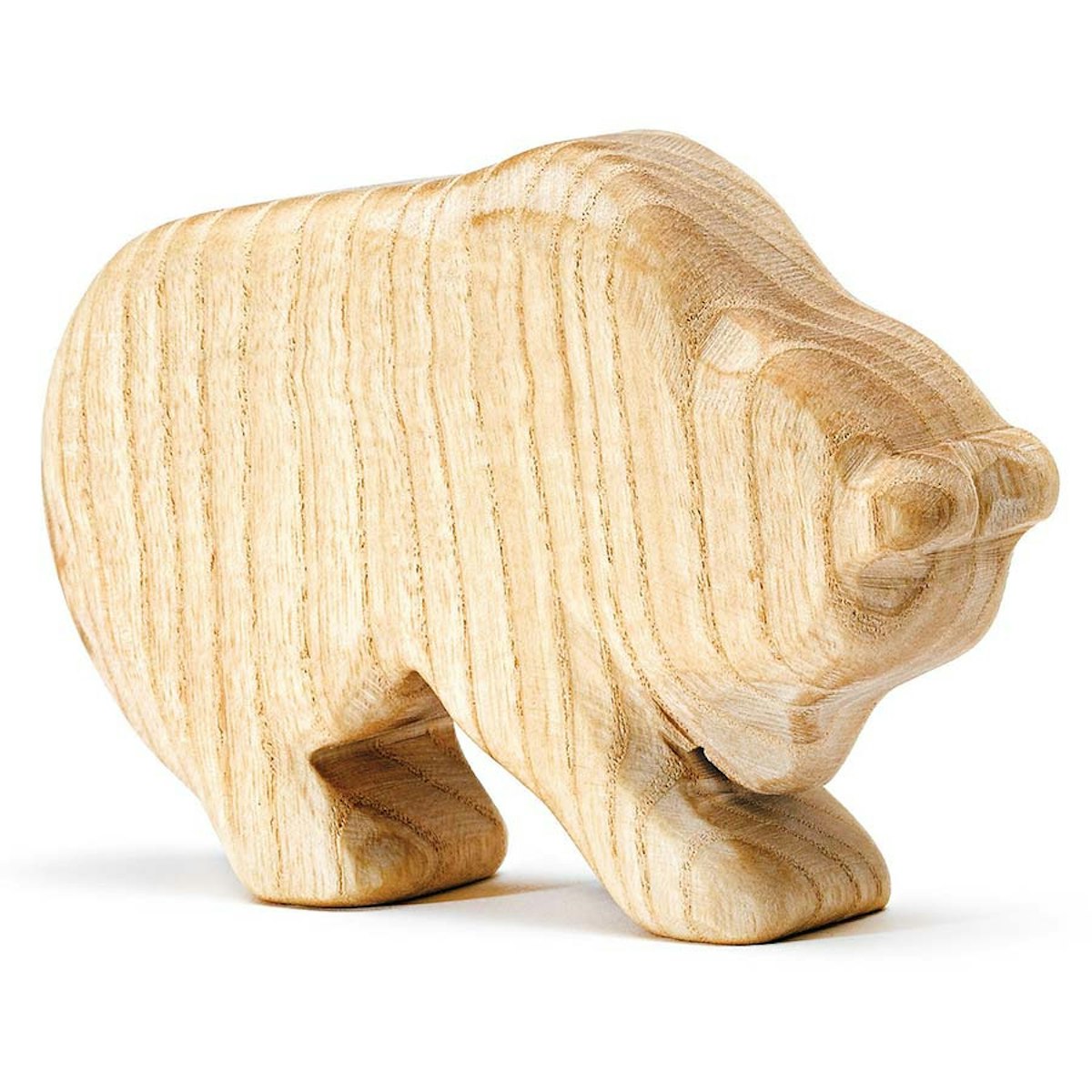 Holzfigur Bär unbehandelt 7 cm hoch Holzfigur Bär unbehandelt 7 cm hoch