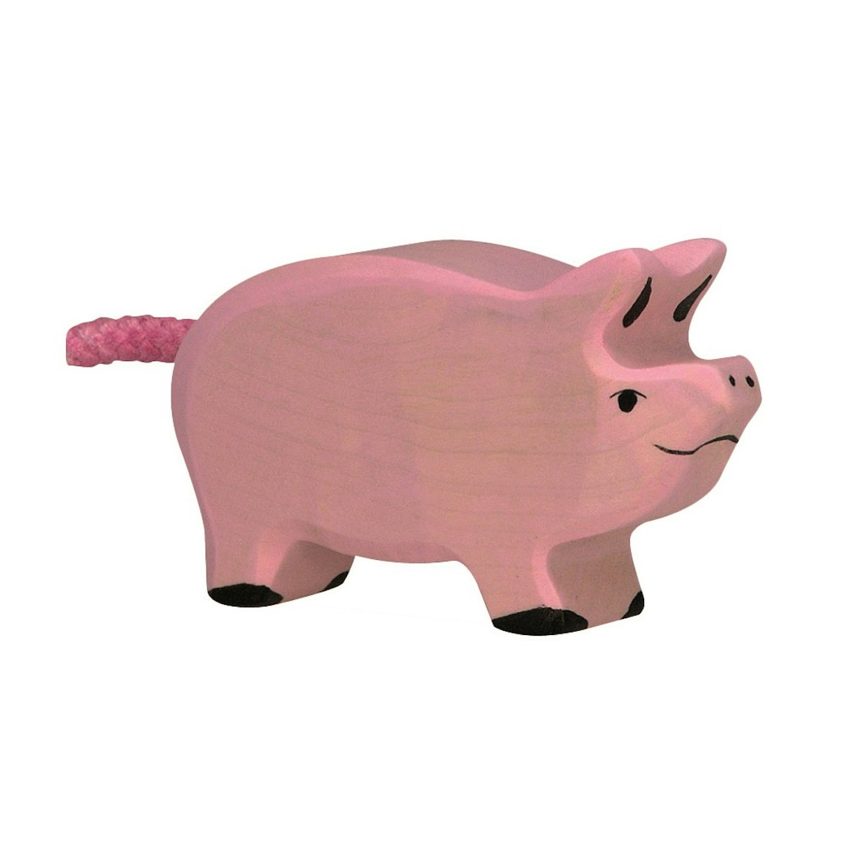 Holzfigur Ferkel - auf dem Bauernhof Holzfigur Ferkel - auf dem Bauernhof