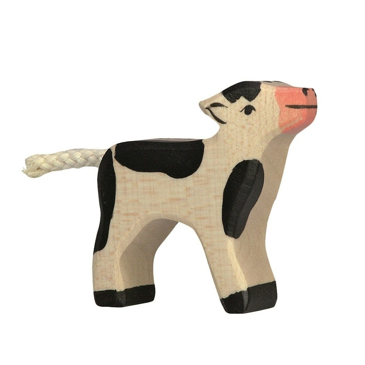 Holzfigur Kalb - auf dem Bauernhof Holzfigur Kalb - auf dem Bauernhof