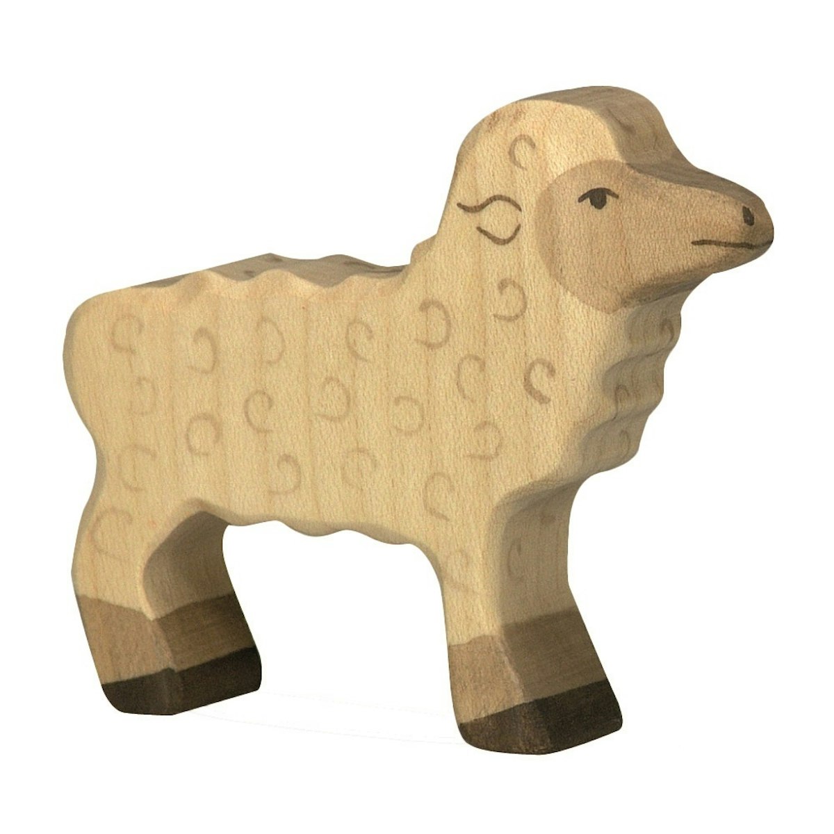 Holzfigur Lamm - auf dem Bauernhof Holzfigur Lamm - auf dem Bauernhof