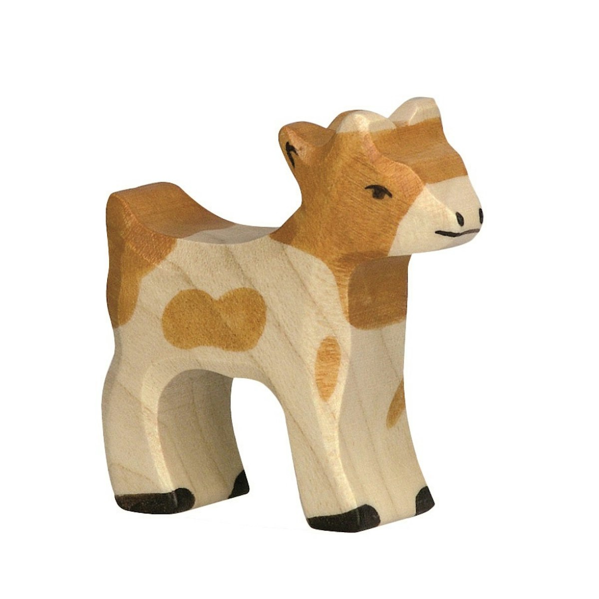 Holzfigur Zicklein - auf dem Bauernhof Holzfigur Zicklein - auf dem Bauernhof