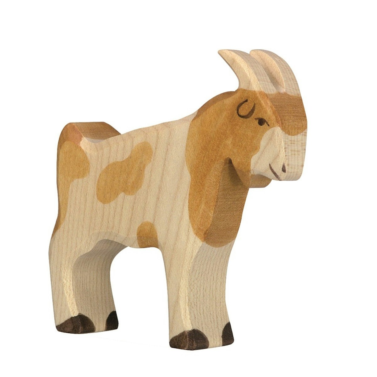 Holzfigur Ziegenbock - auf dem Bauernhof Holzfigur Ziegenbock - auf dem Bauernhof