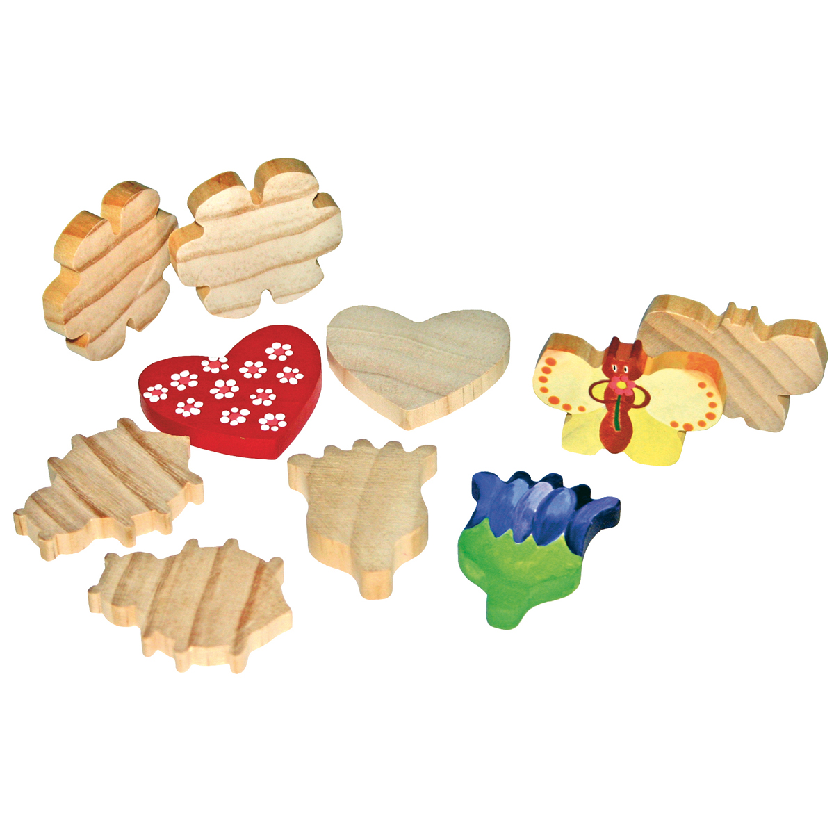 Holzfiguren Muttertag 10er Set Holzfiguren Muttertag 10er Set