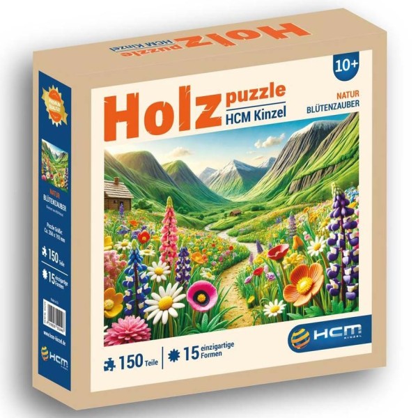 Holzpuzzle - Blütenzauber 200 Teile Holzpuzzle - Blütenzauber 200 Teile