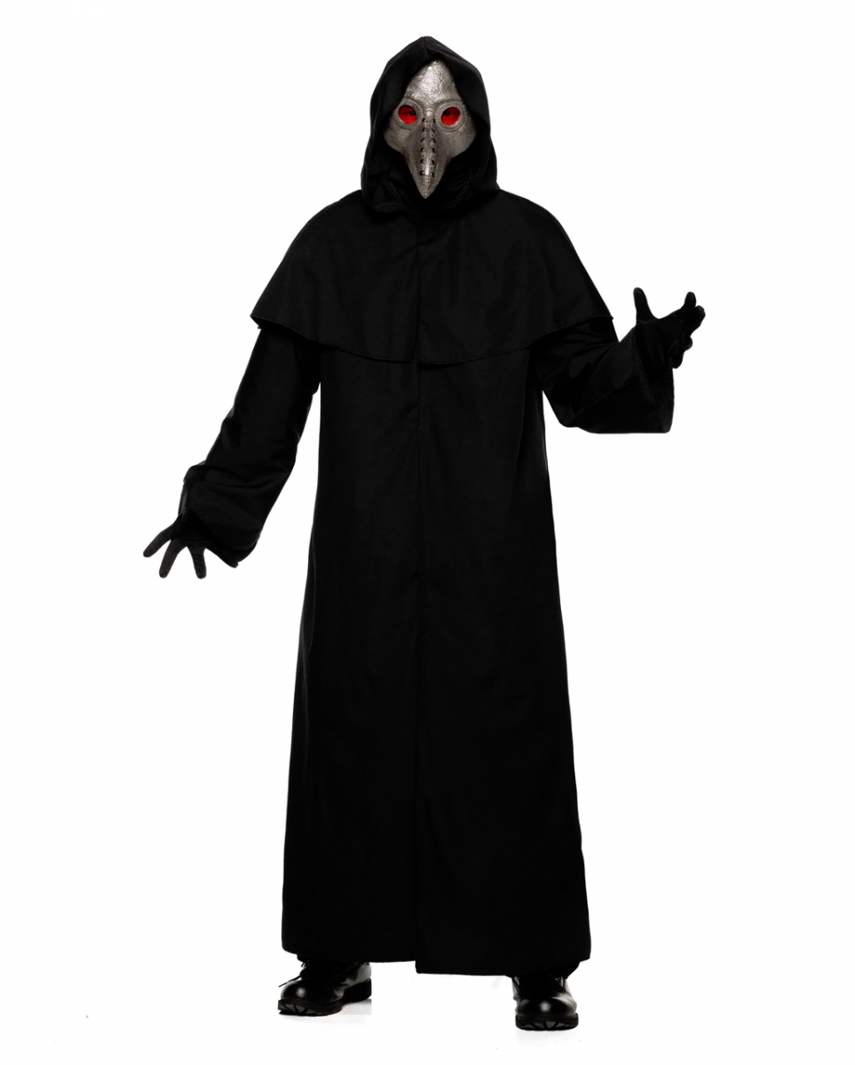Horror Robe für Erwachsene schwarz Horror Robe für Erwachsene schwarz