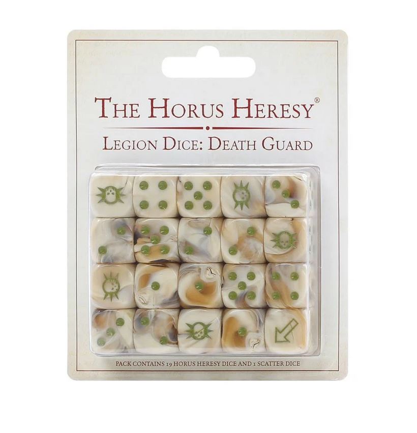 Horus Heresy Death Guard Legion Dice Set Games Workshop Forgeworld