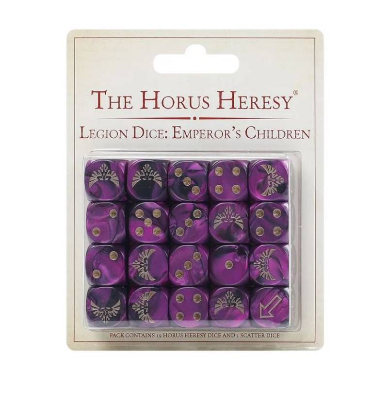 Horus Heresy Emperor's Children Legion Dice Set Games Workshop Forgeworld