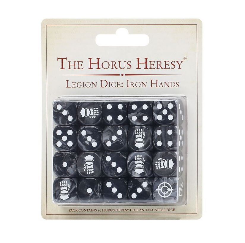 Horus Heresy Iron Hands Legion Dice Set Games Workshop Forgeworld