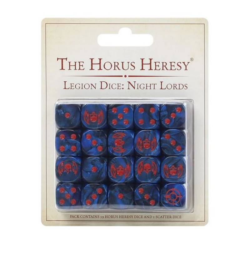 Horus Heresy Night Lords Legion Dice Set Games Workshop Forgeworld