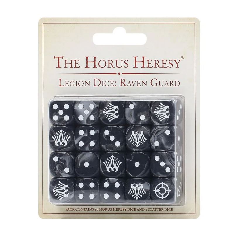 Horus Heresy Raven Guard Legion Dice Set Games Workshop Forgeworld