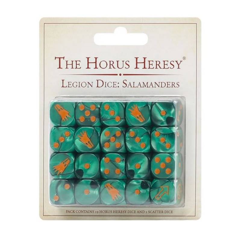 Horus Heresy Salamanders Legion Dice Set Games Workshop Forgeworld