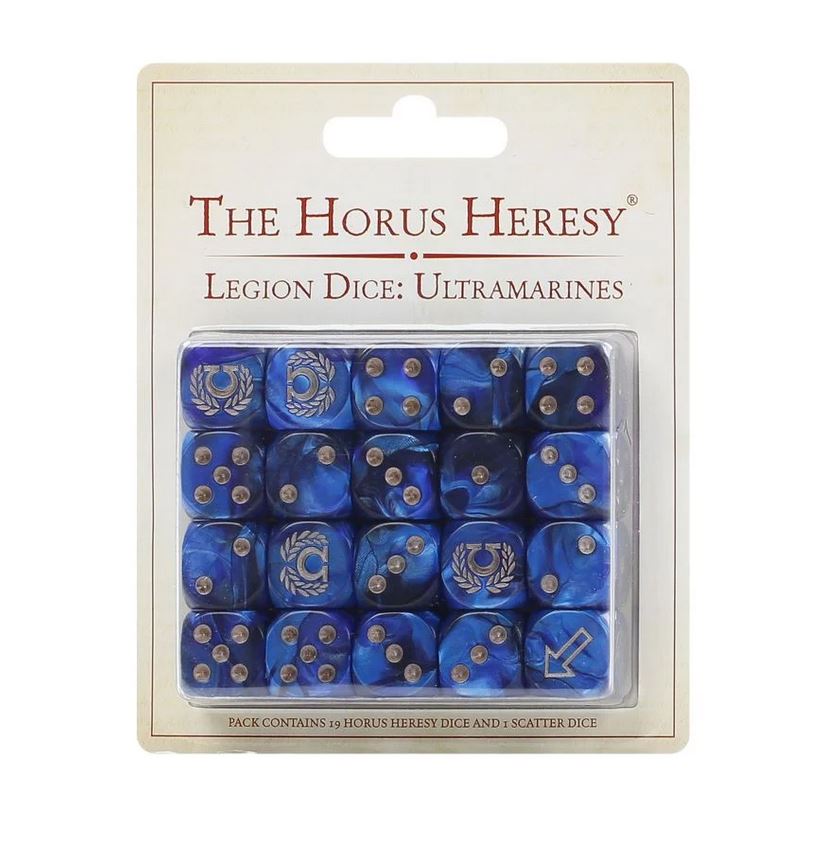 Horus Heresy Ultramarines Legion Dice Set Games Workshop Forgeworld