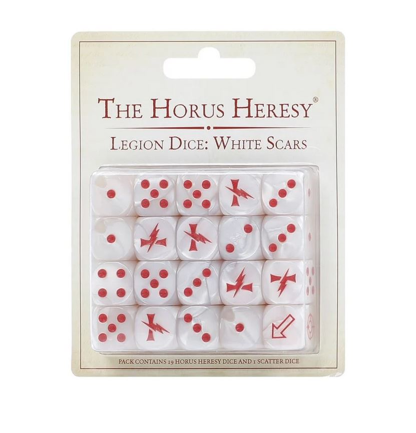 Horus Heresy White Scars Legion Dice Set Games Workshop Forgeworld