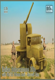 IBG Models 35063 1:35 Italian Autocannone 3Ro with 90/53 90mm Anti-Aircraft Gun