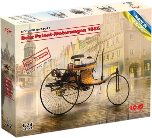 ICM 24042 - 1:24 Benz Patent-Motorwagen 1886 (EASY version=plastic wheel-spokes) von ICM