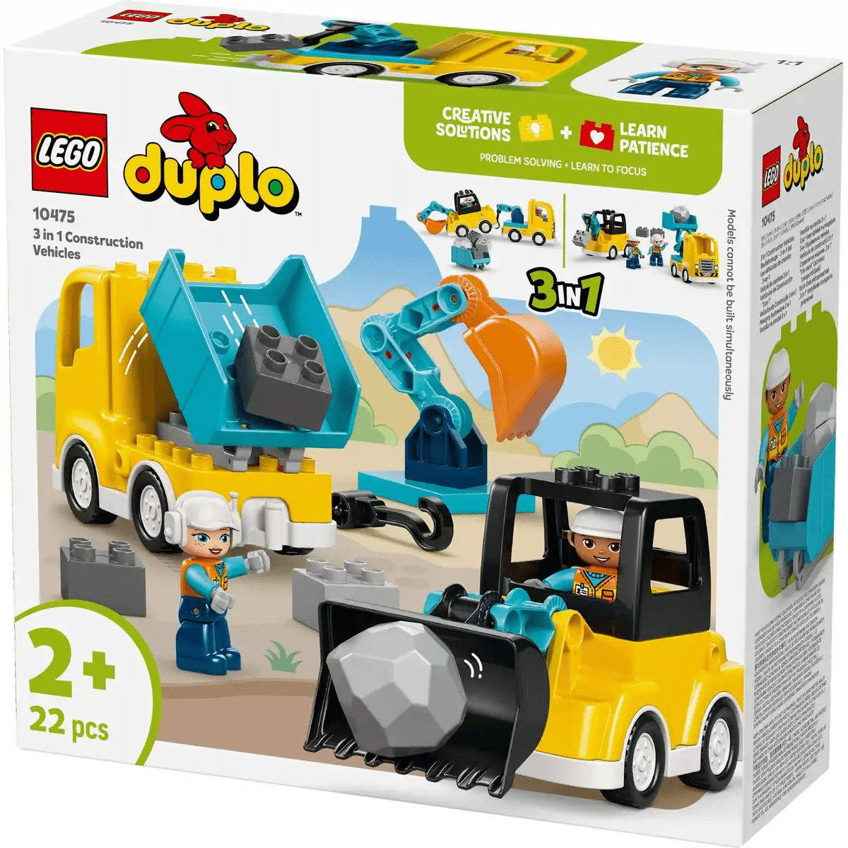 Iden - LEGO duplo Baufahrzeuge 3 in 1 Set Iden - LEGO duplo Baufahrzeuge 3 in 1 Set