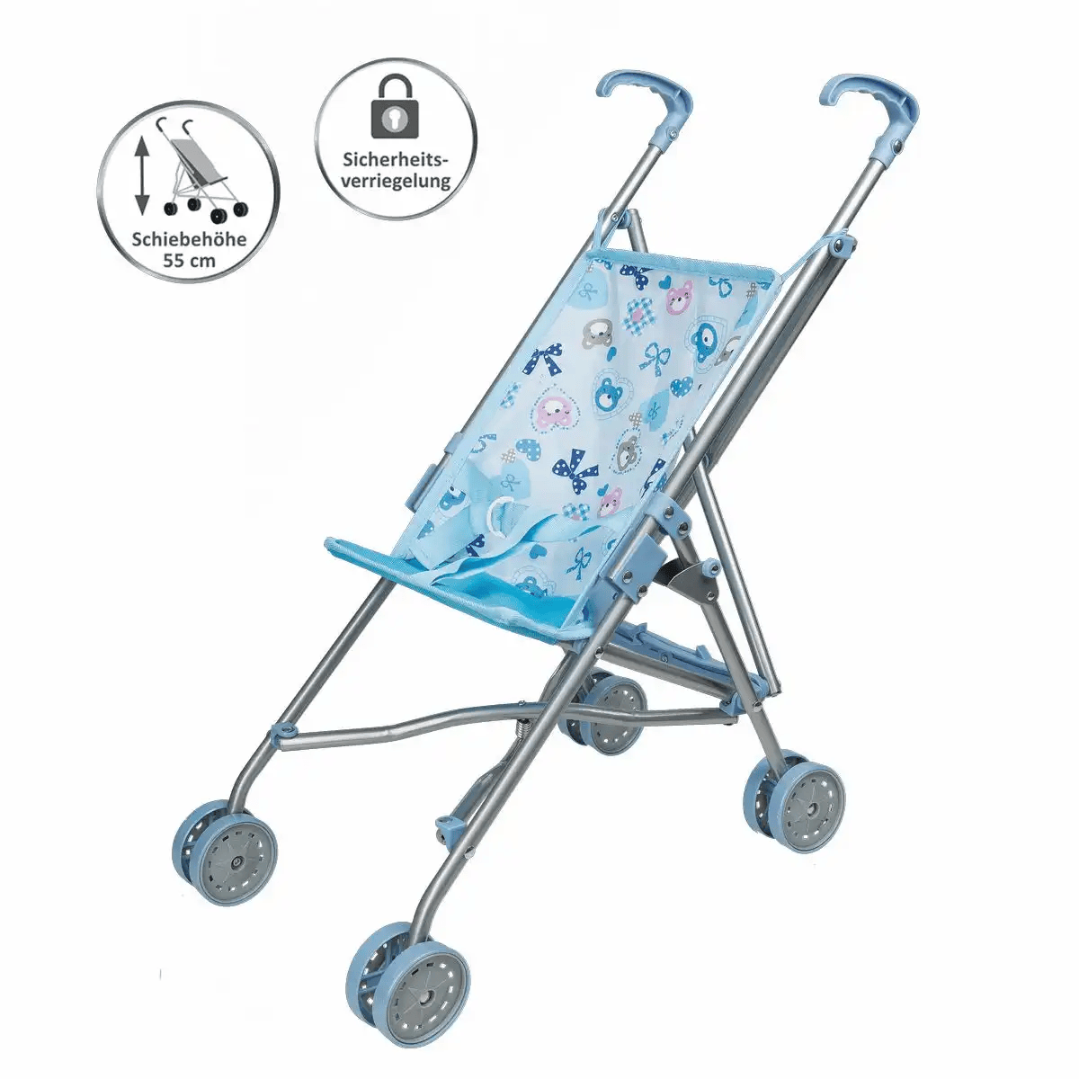 Iden - Puppenbuggy blau Iden - Puppenbuggy blau