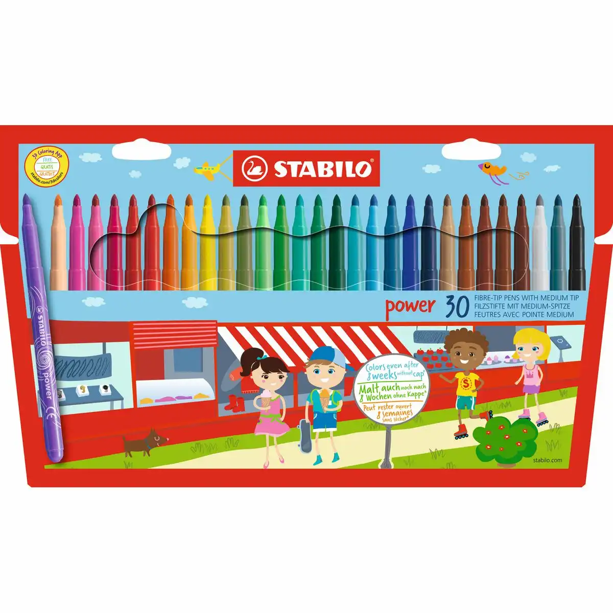 Iden - STABILO Filzstifte power 30 Stück Iden - STABILO Filzstifte power 30 Stück