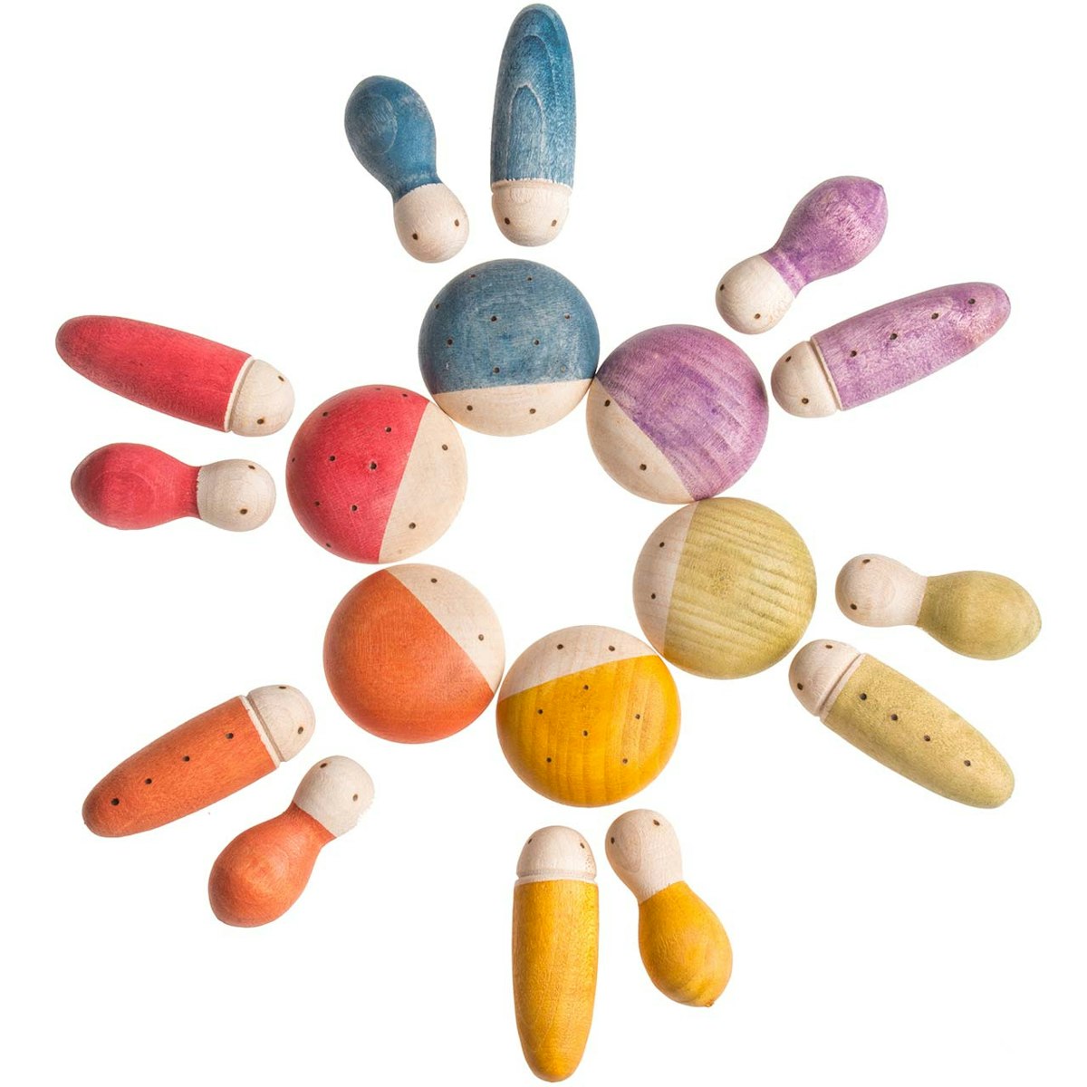 Insects – 18 bunte Holzfiguren ab 3 Jahren Insects – 18 bunte Holzfiguren ab 3 Jahren